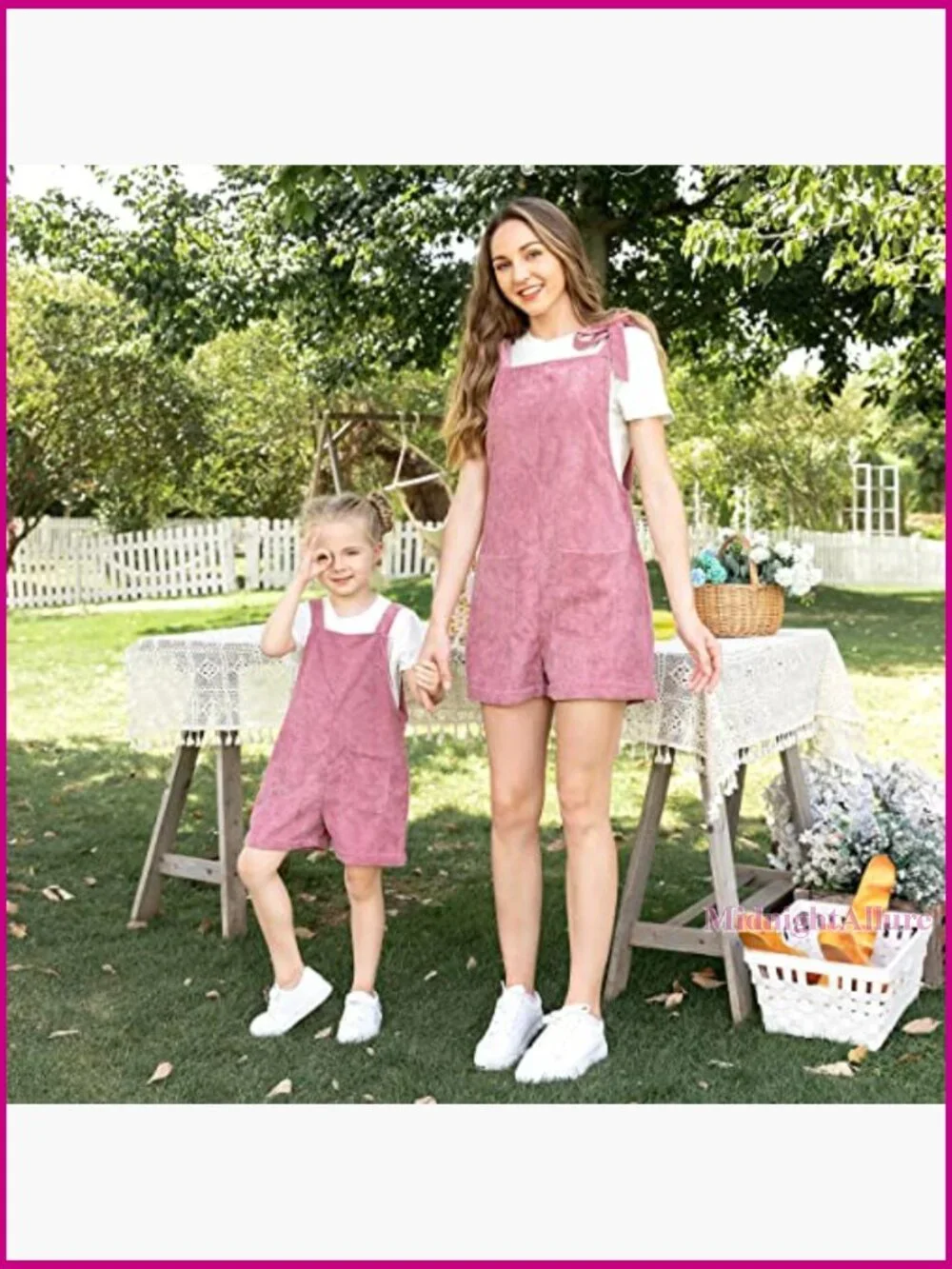 Matching Overall Jumpsuit Romper Summer Sleeveless Tie Shoulder Shorts Set